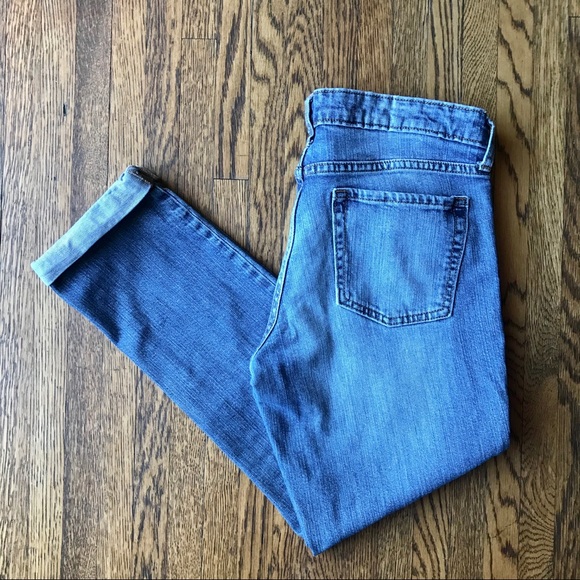 GAP Denim - GAP Boyfriend Fit Light Wash Cuffed Crop